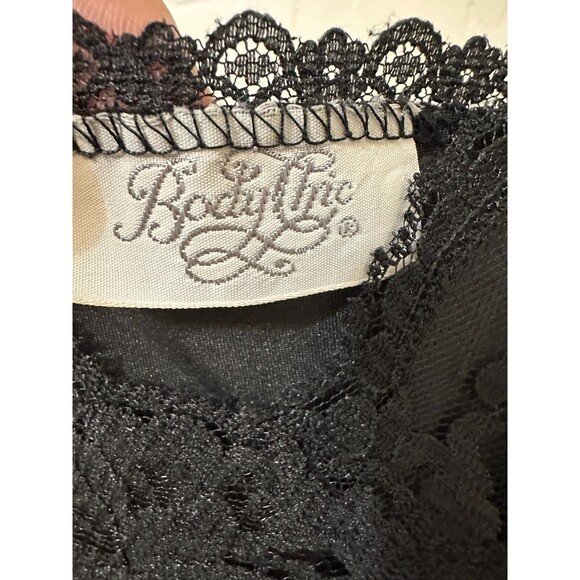 Vintage Body Chic Womans Y2K Lace Tank Top Size S/M Whimsigoth Witchy Emo 90s - Picture 3 of 14